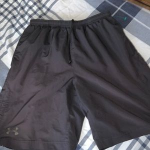 Black Under Armour Mens Athletic Shorts